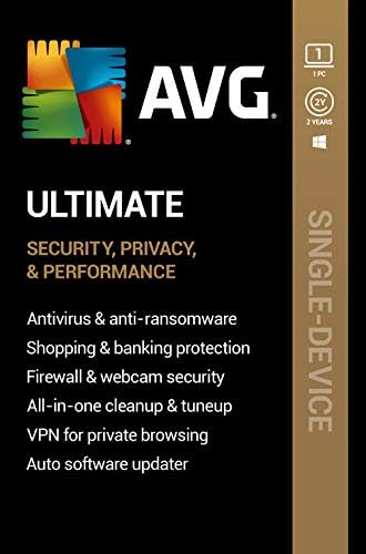 AVG Ultimate 2024 | Antivirus+Cleaner+VPN | 1 PC