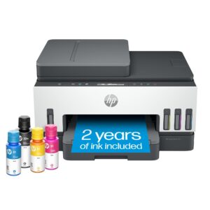 HP Smart Tank 6001 Wireless All-in-One Refillable Ink Tank Printer, Scanner, Copier with 2 years of ink included, Best for home (2H0B9A)